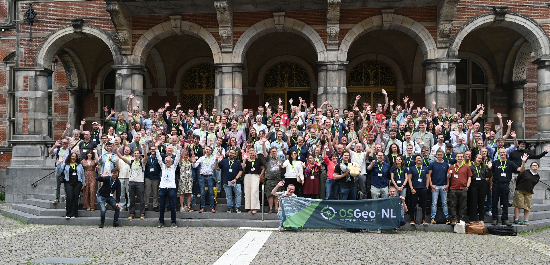 Group picture at Academy Building